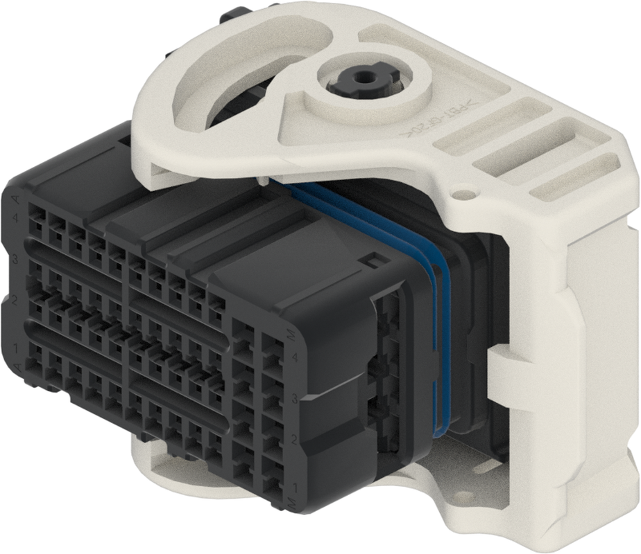 48 Way F FPT 1.5 MTS-B 0.64 Sealed Connector Black