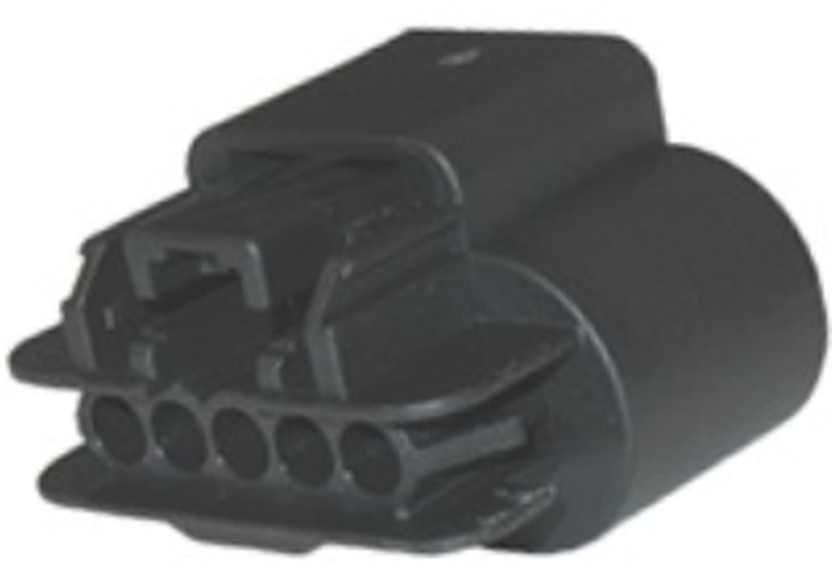 5 Way F GT 1.5 Sealed Connector Black