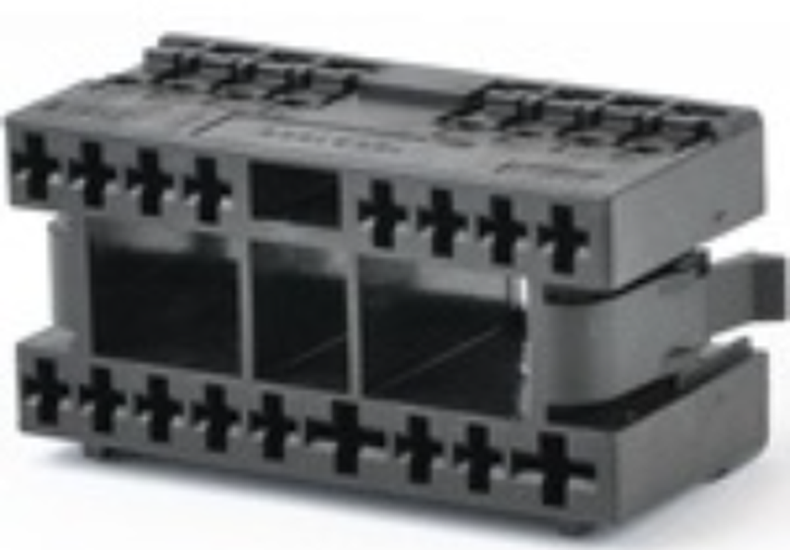 17 Way F 2.8 TIMER 4.8 TIMER Unsealed Connector Black