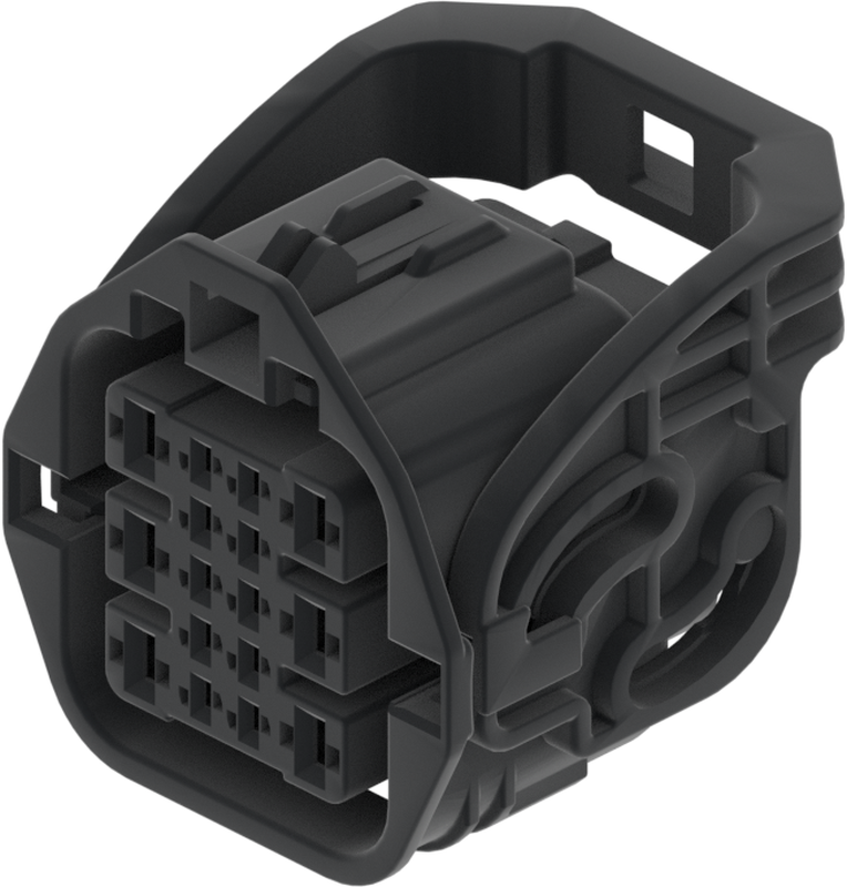 16 Way F DCS-2 1.5 2.8 Sealed Connector Black