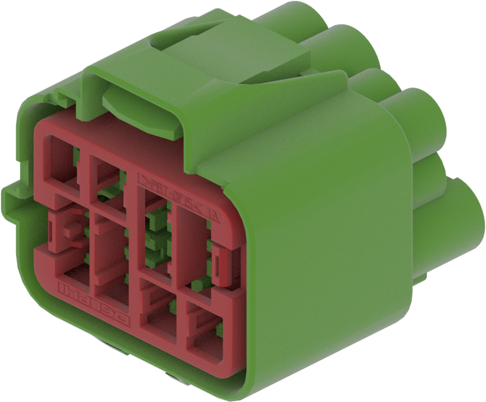 12 Way F MIXED Sealed Connector Green