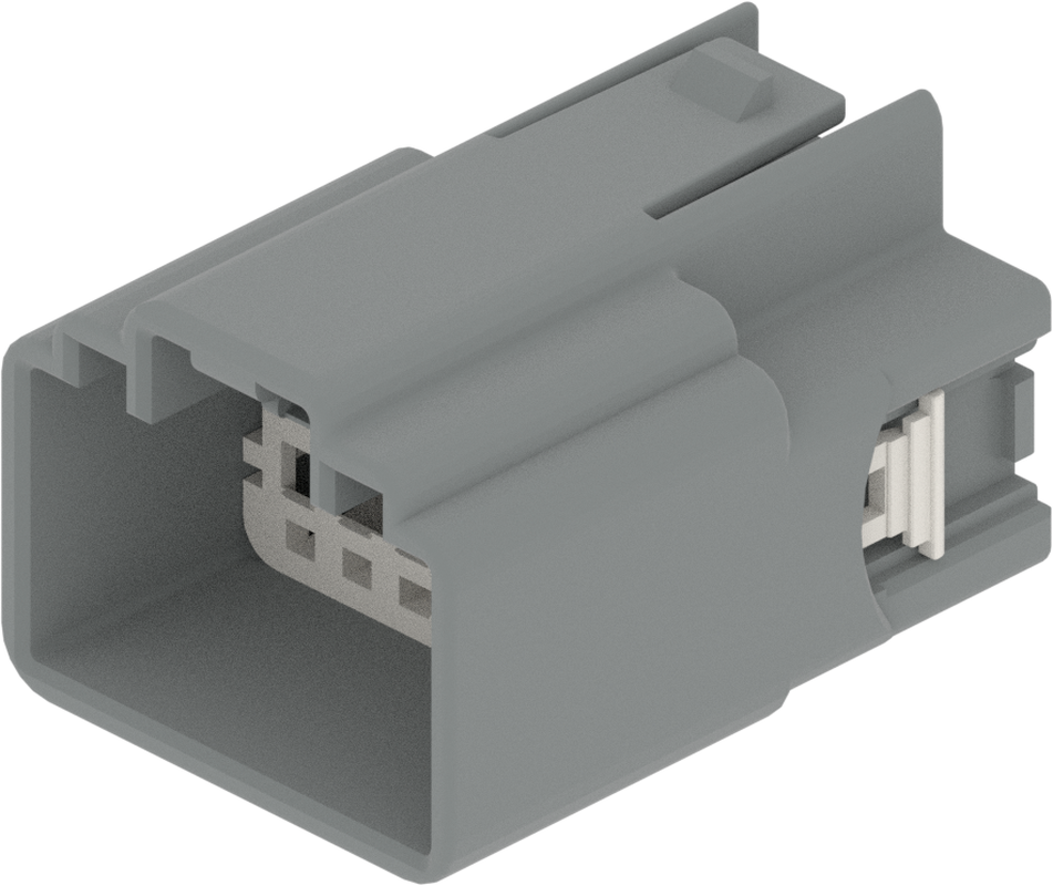 12 Way M OCS 1.5 Unsealed Connector Gray-Dark