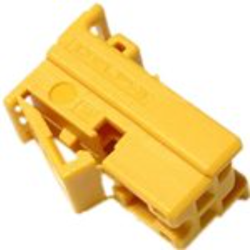 2 Way F MTS 0.64 Unsealed Connector Yellow