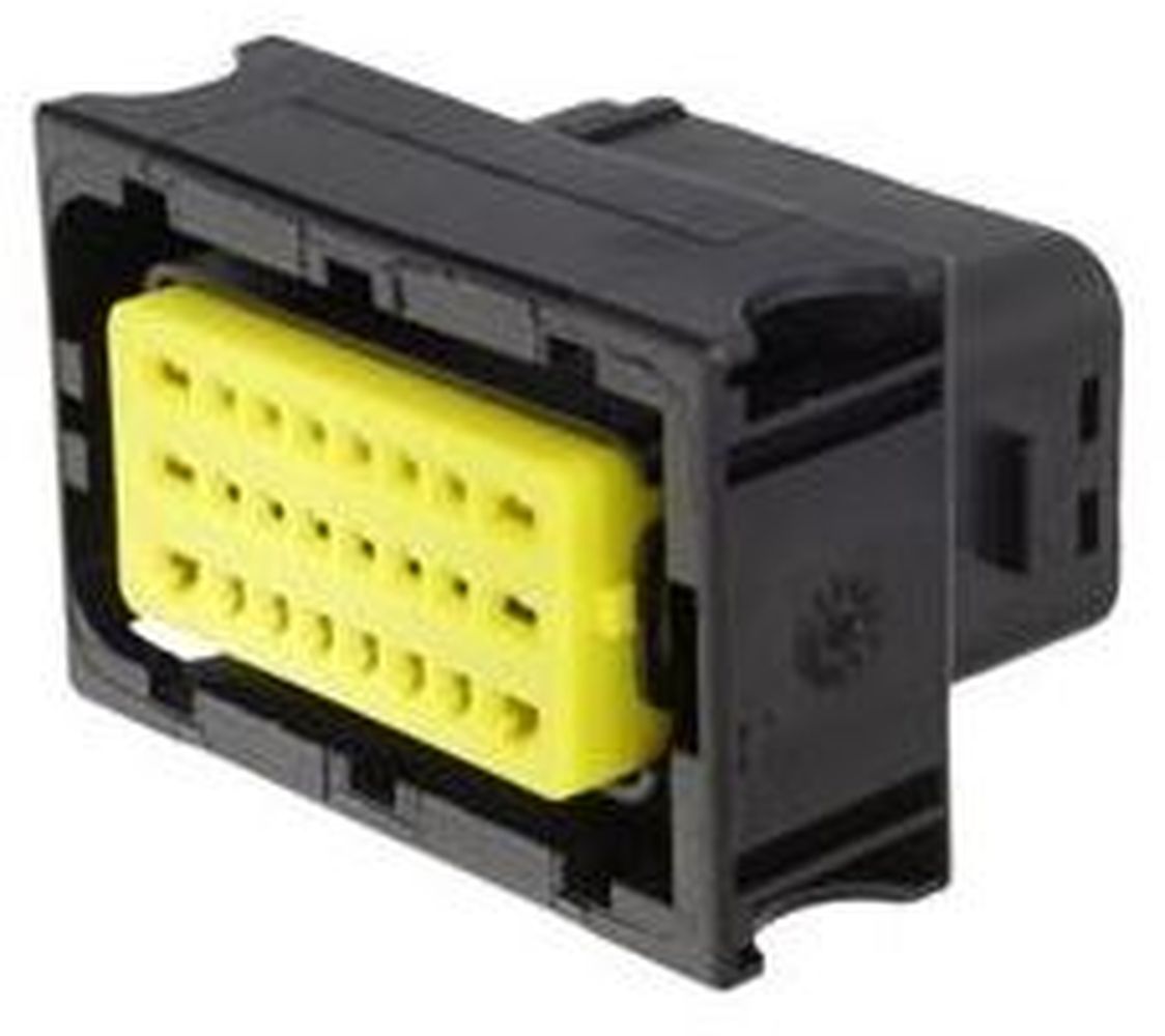 24 Way F Hybrid 1.5 2.8 SICMA Sealed Connector Full Interconnect Connector Black