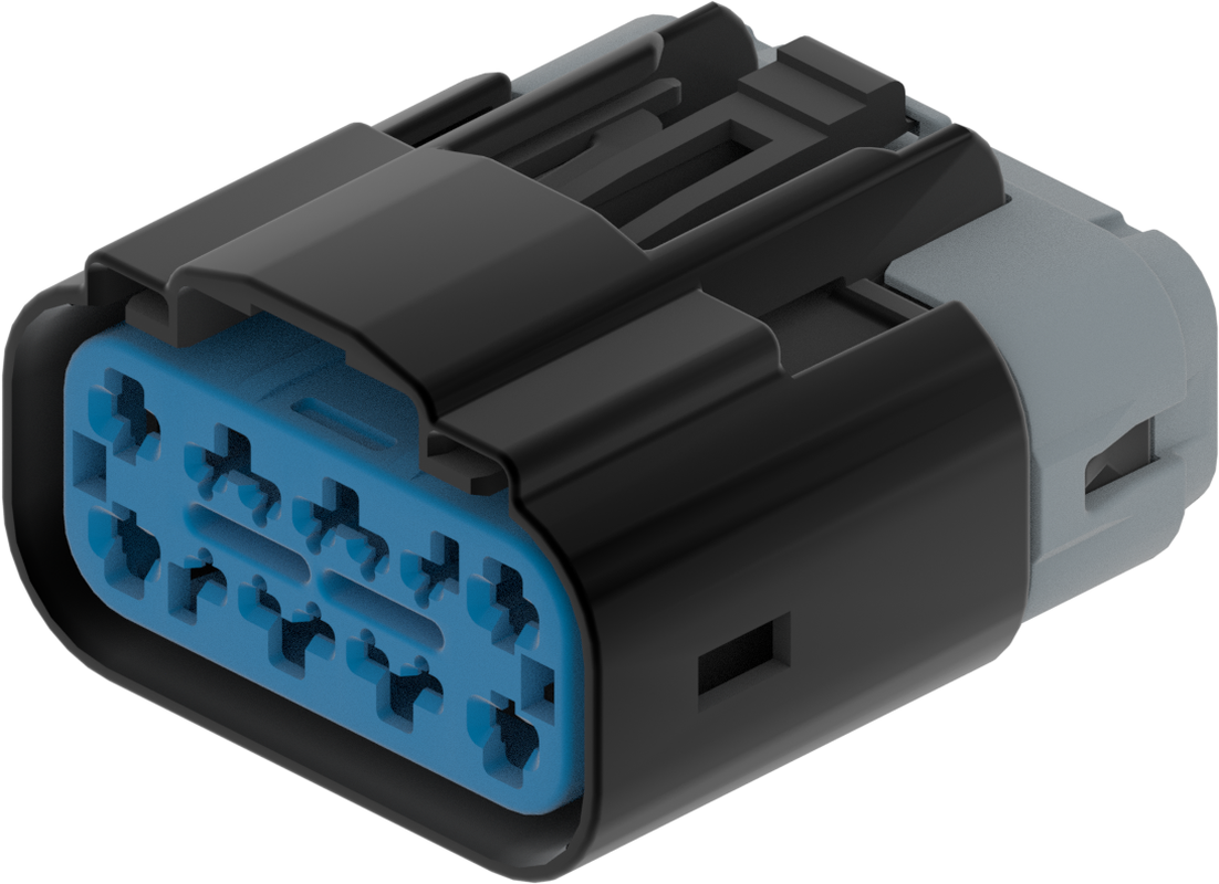 14 Way F APEX 1.5 2.8 Sealed Connector Black