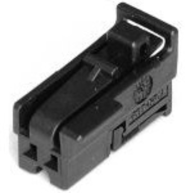 2 Way F MTS 0.64 Unsealed Connector Black