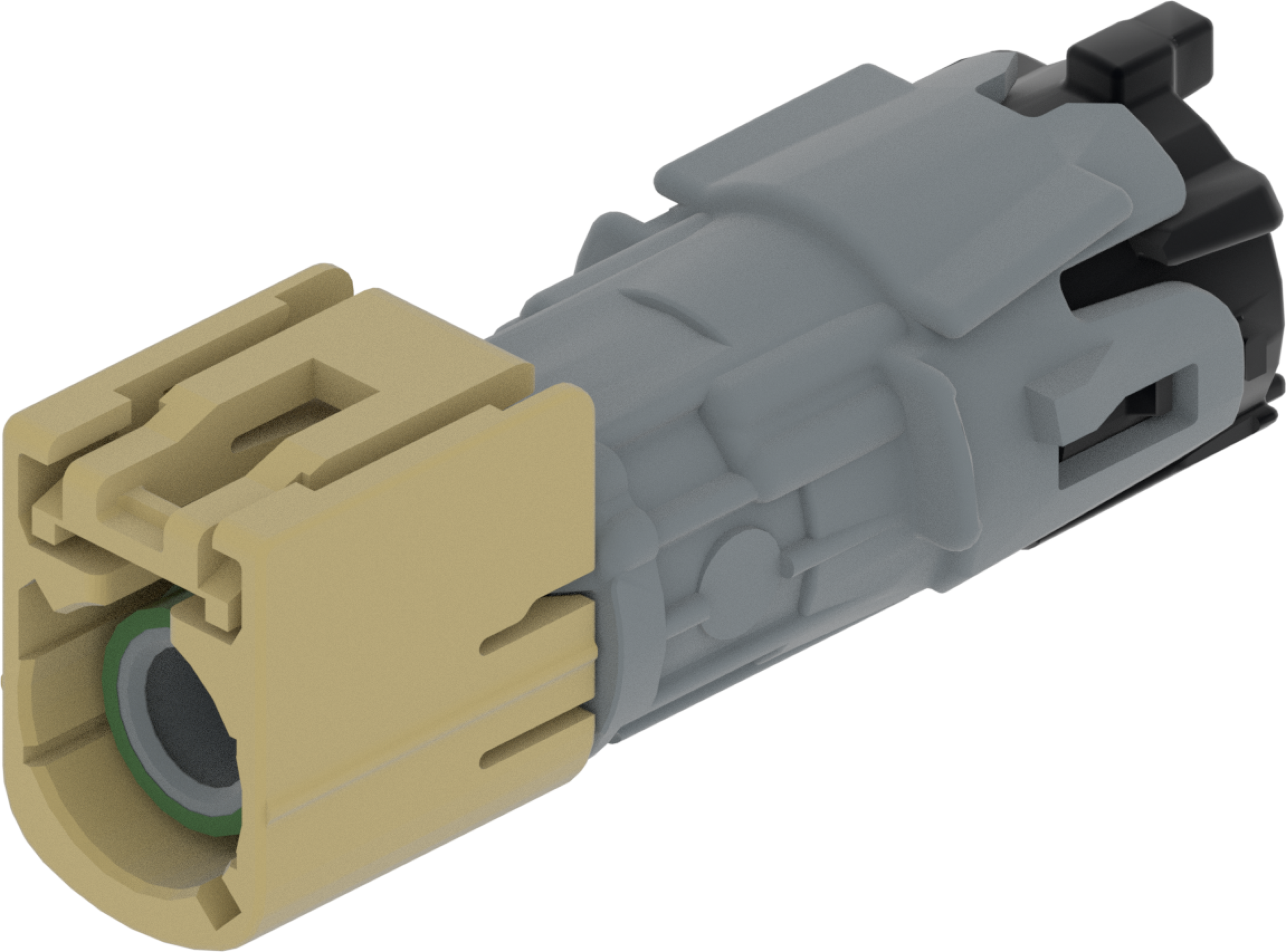 1 Port 1 Row Female Fakra Beige Code I