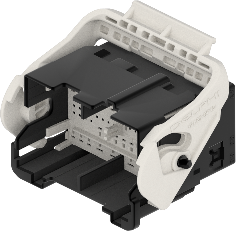 40 Way M GT 1.5 2.8 MTS 0.64 Unsealed Connector Black