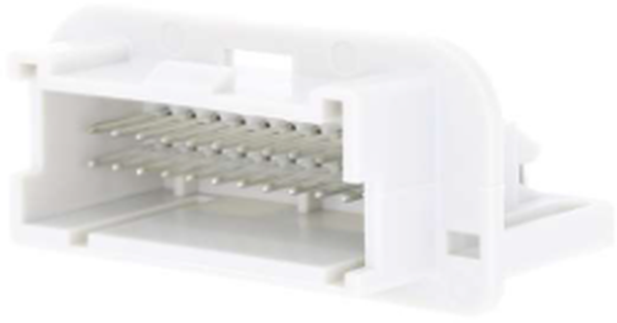 24 Way M MIC/P 1.0 Unsealed Connector Gray