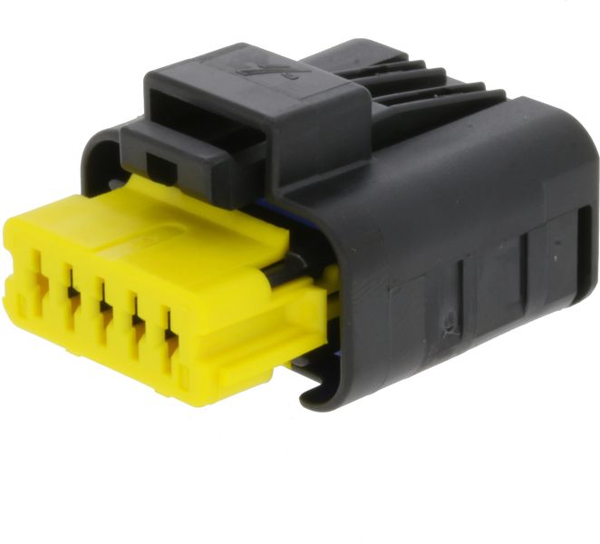 5 Way F 1.5 SICMA Mini Sealed Connector Black