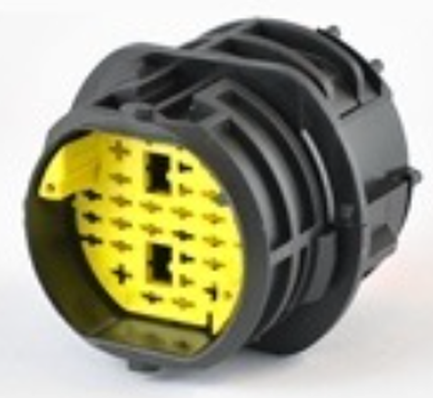 30 Way M SICMA-3 1.5 2.8 Sealed Connector Black