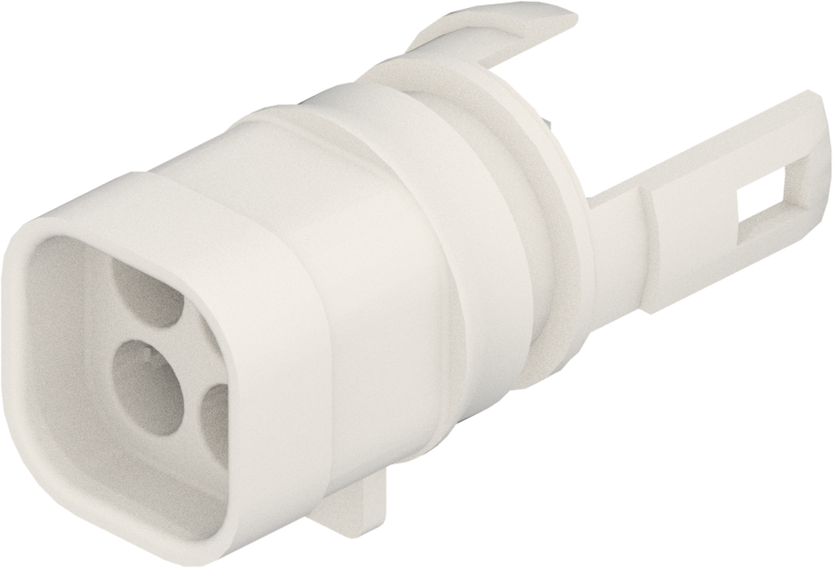 4 Way M/F 2.8 Mixed Unsealed Connector Natural