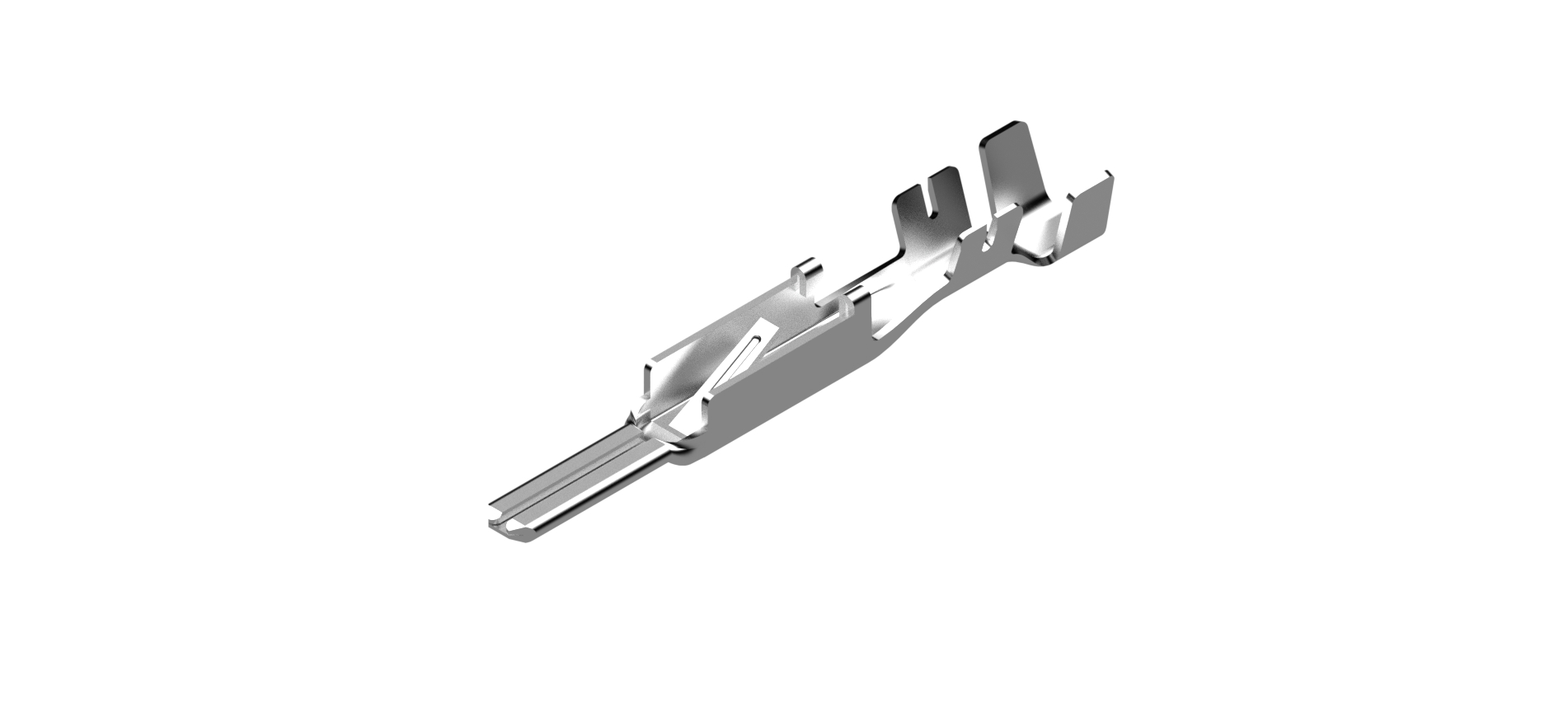 2.8 MetriPack (M/P) Male Locking Lance Unsealed Terminal Cross Sec (2 - 3 mm²)