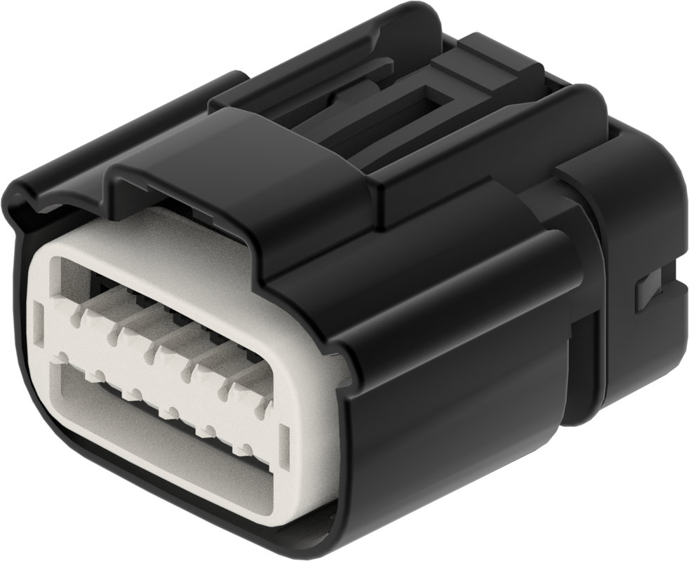 12 Way F OCS 1.5 Sealed Connector Black
