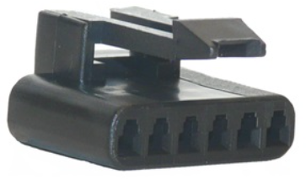6 Way F MetriPack (M/P) 1.5 Unsealed Connector Black