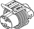 4 Way F MetriPack (M/P) 150 Sealed Connector Green-Light