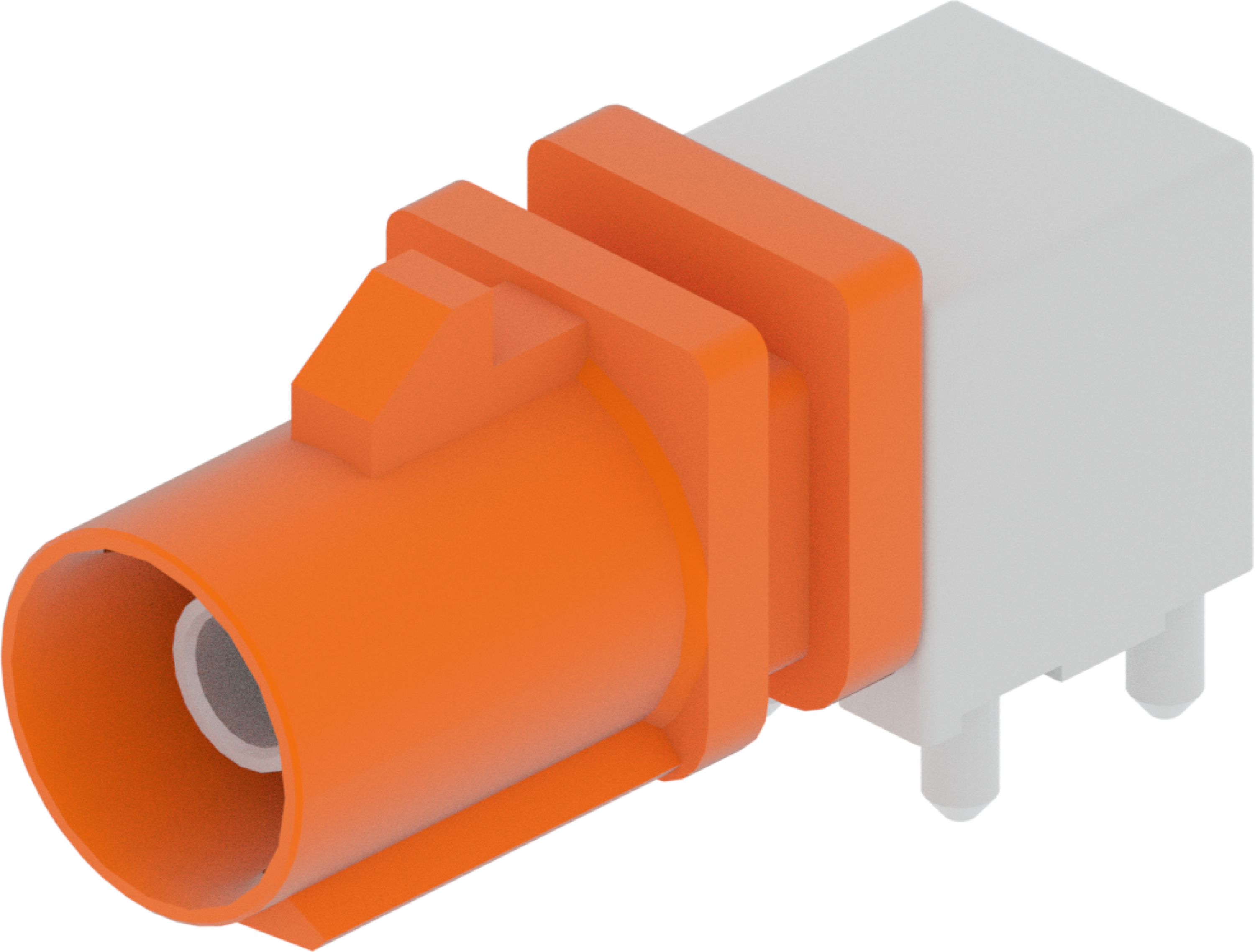 1 Port 1 Row Male Fakra Orange Light Code M