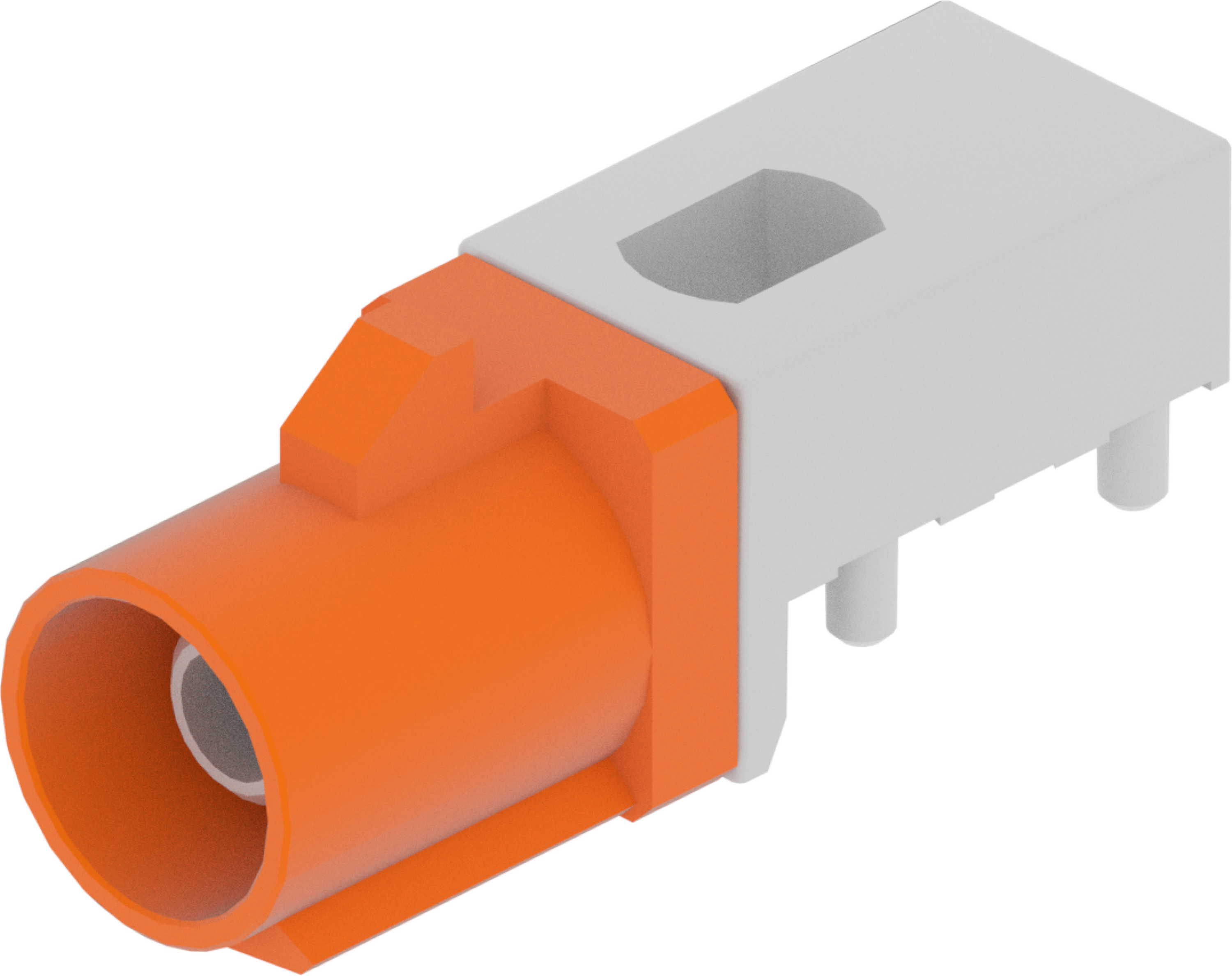 1 Port 1 Row Male Fakra Orange Light Code M