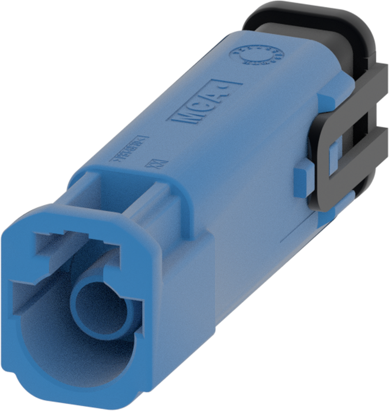 1 Port 1 Row MCA-B Male Mini Coax Blue Code C