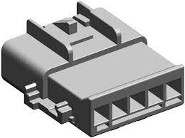 6 Way 2.8 GT 280 Unsealed Connector Black