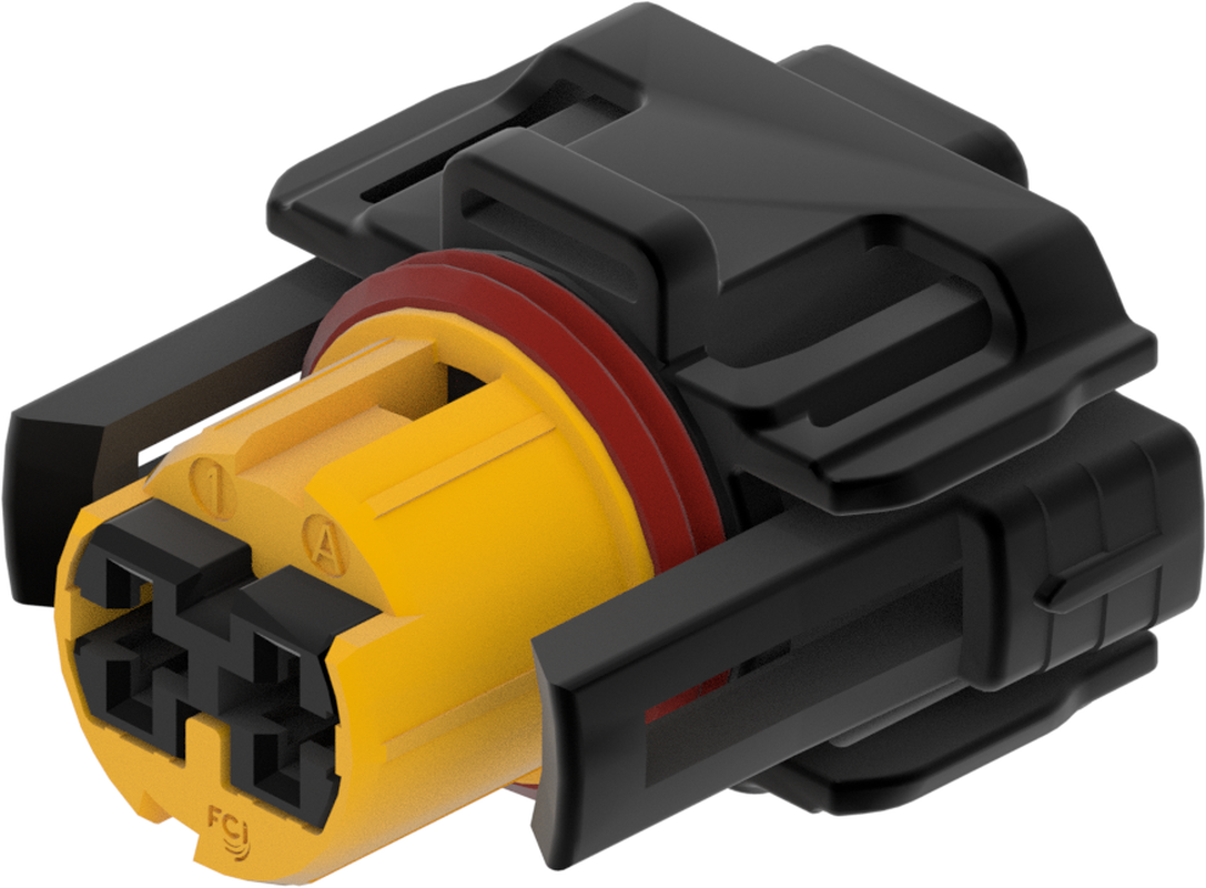 2 Way F DCS-2 2.8 Sealed Connector Black