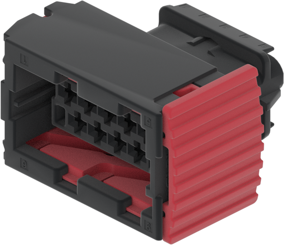 9 Way F MCP 2.8 Sealed Connector Black