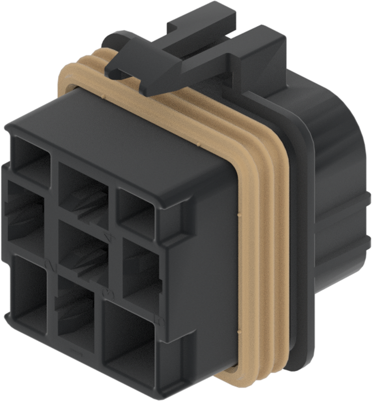 5 Way F MetriPack (M/P) 6.3 Sealed Connector Black