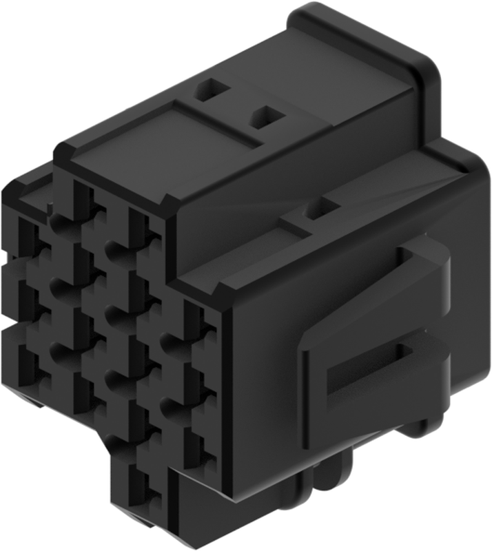 15 Way Female DUCON 1.5 Unsealed Connector Black