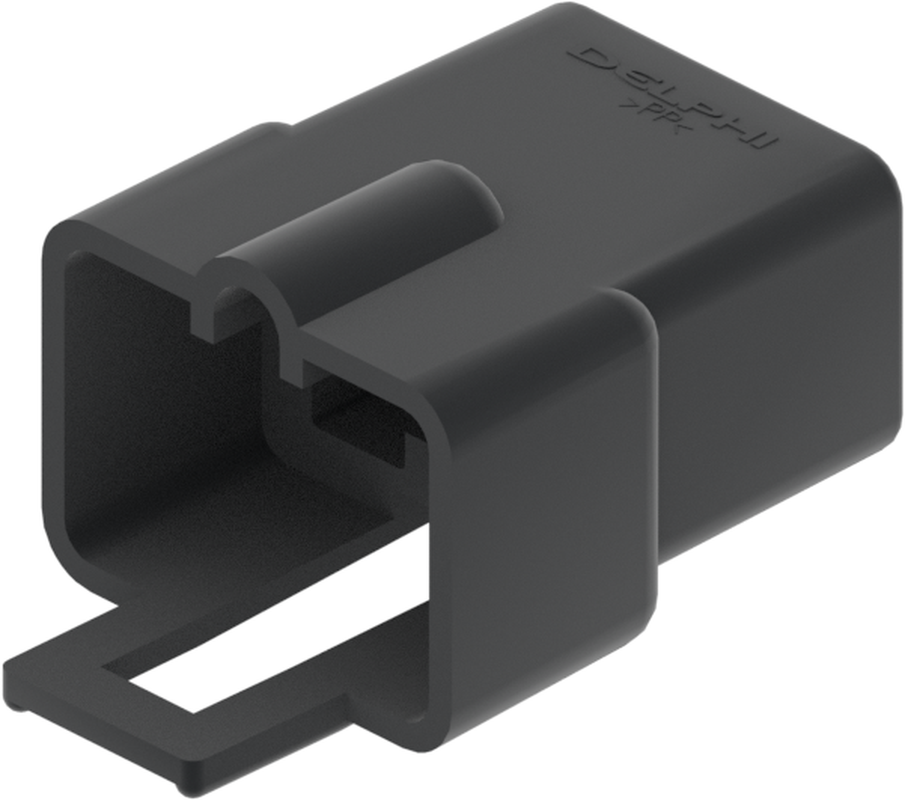 4 Way M 56 SERIES 6.3 Unsealed Connector Black