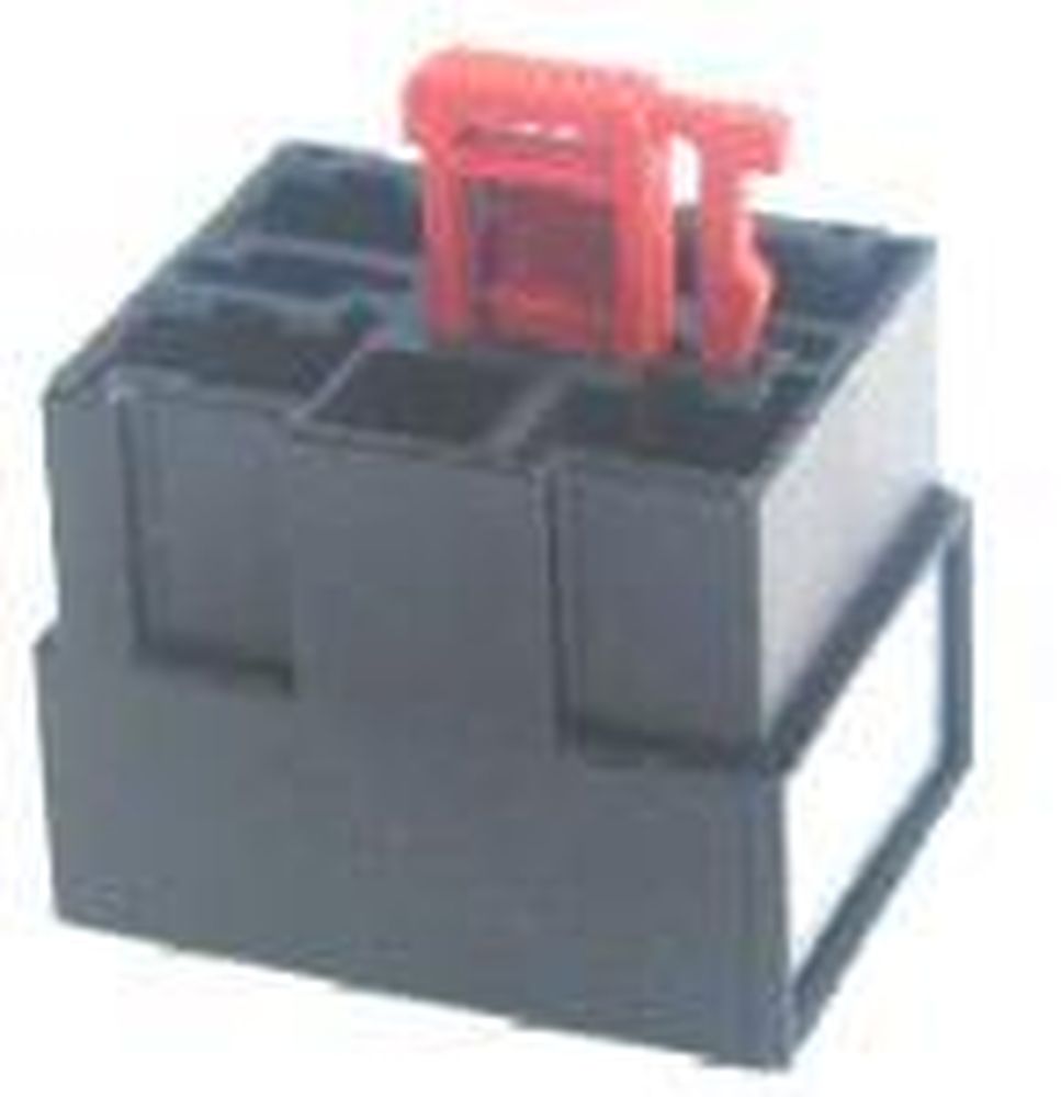 4 Way F MAXI FUSE Holder Black