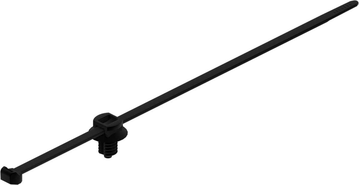 ASM MOUN ATTCH CLIP WIRE TIE BLK NAIL