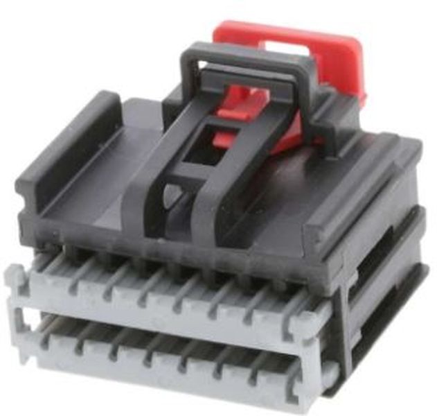 16 Way F OCS 1.5 Unsealed Connector Black