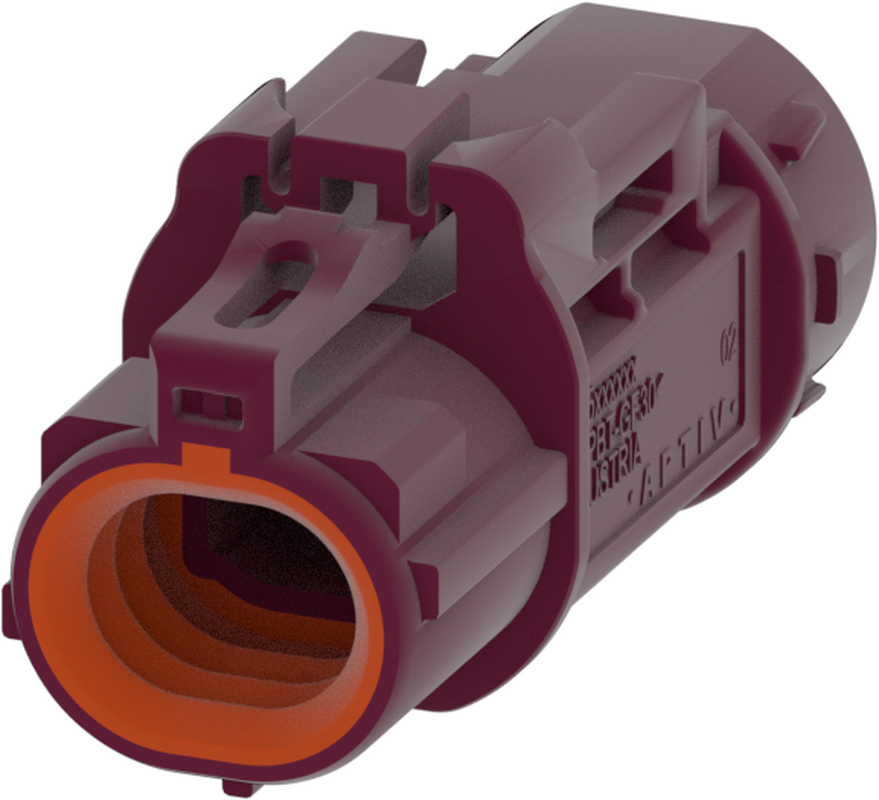 1 Port 1 Row Female H-MTD Violet Code D