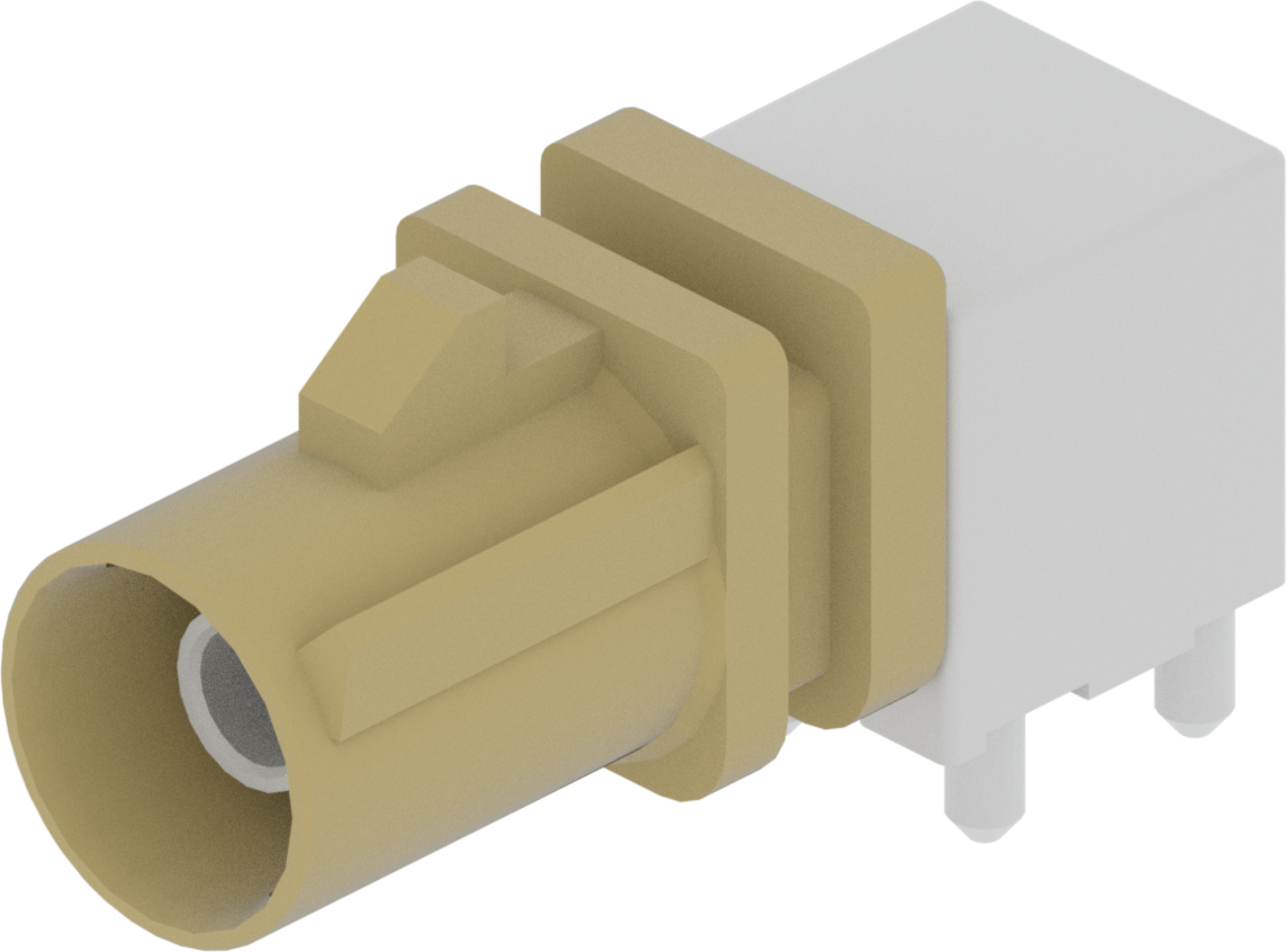 1 Port 1 Row Male Fakra Beige Code I
