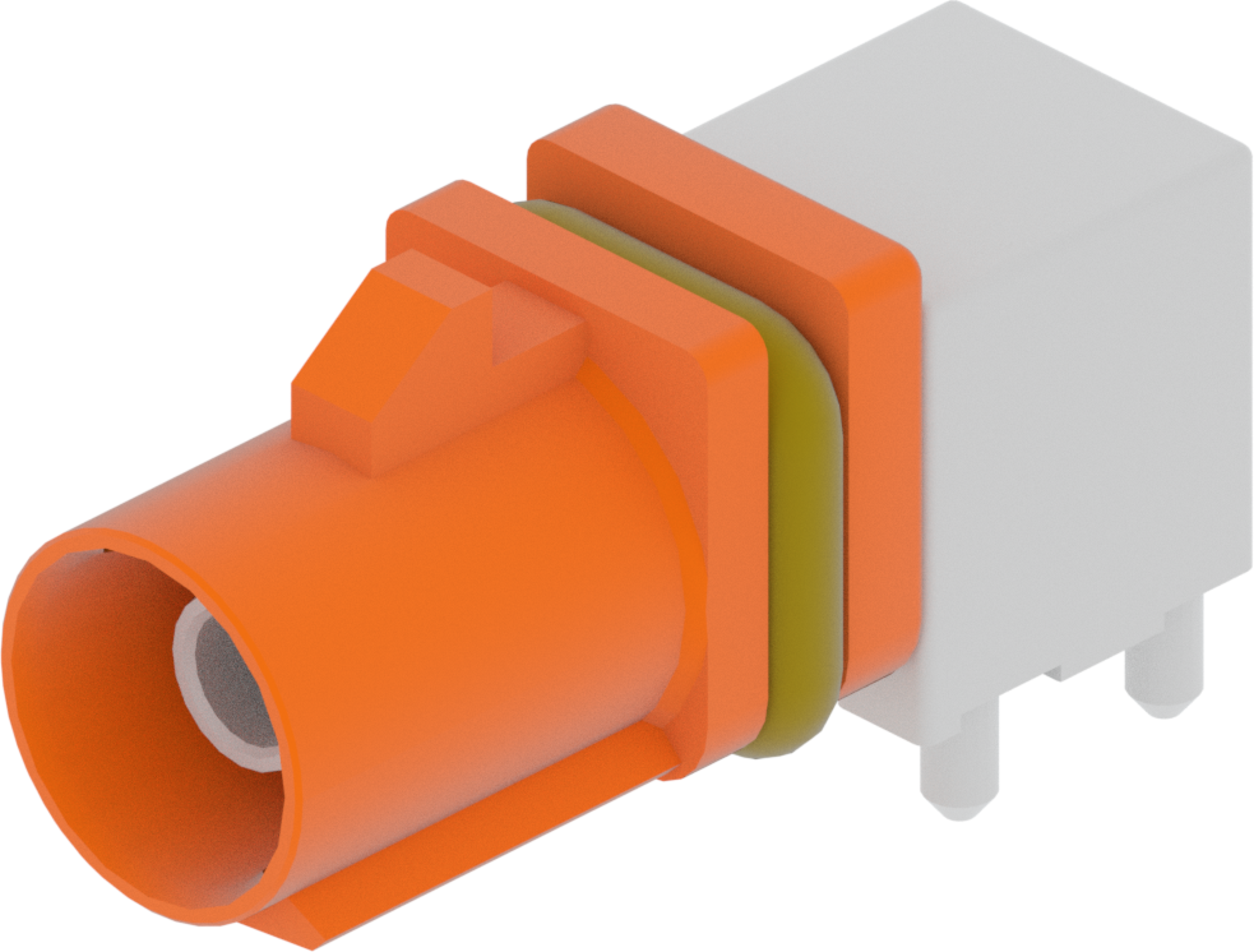 1 Port 1 Row Male Fakra Orange Light Code M