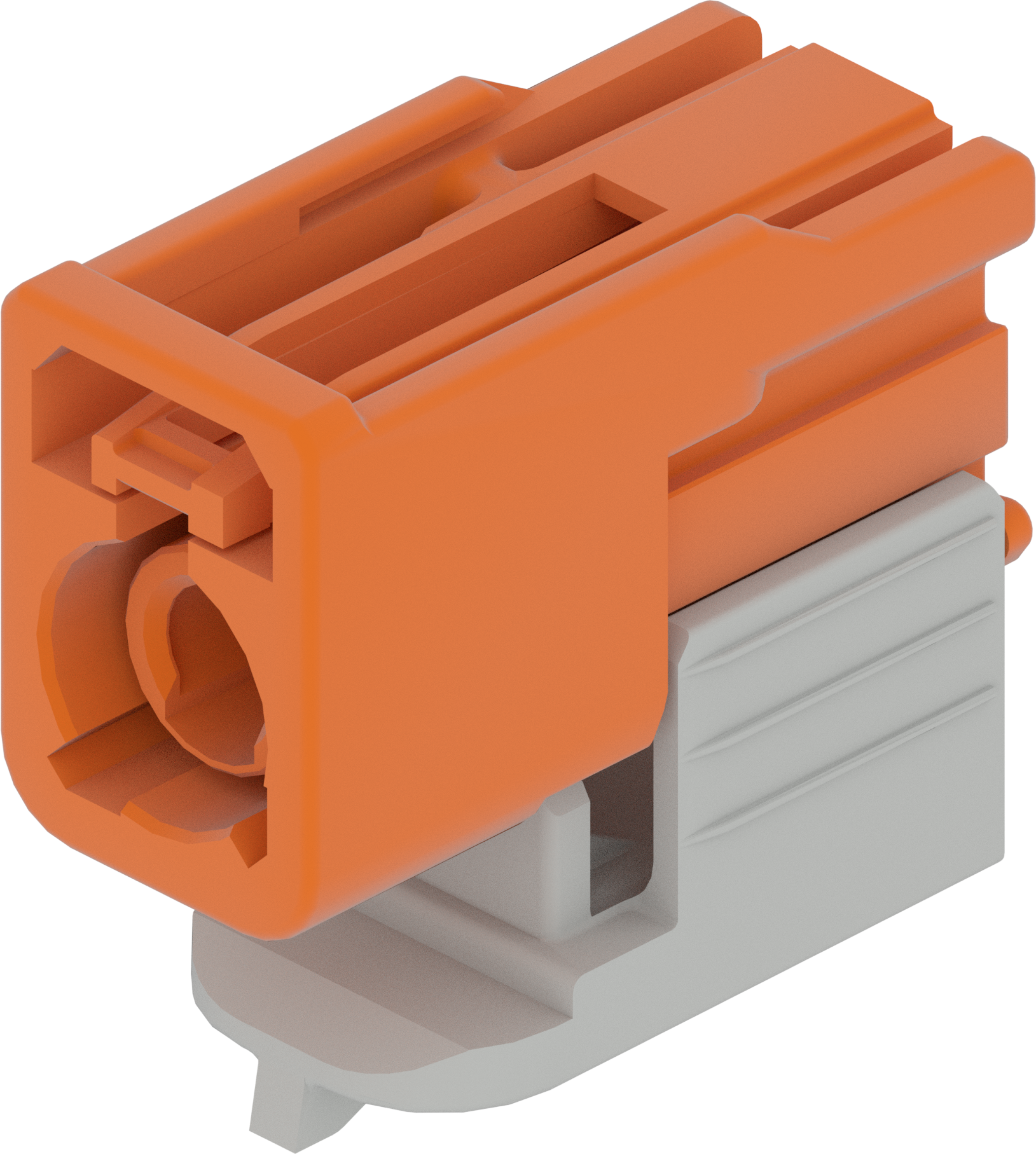 1 Port 1 Row Female Fakra Orange Light Code M