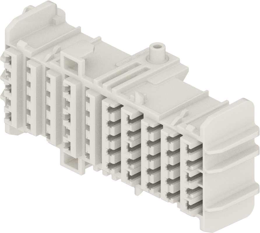 50 Way Female OCS Unsealed Connector Natural