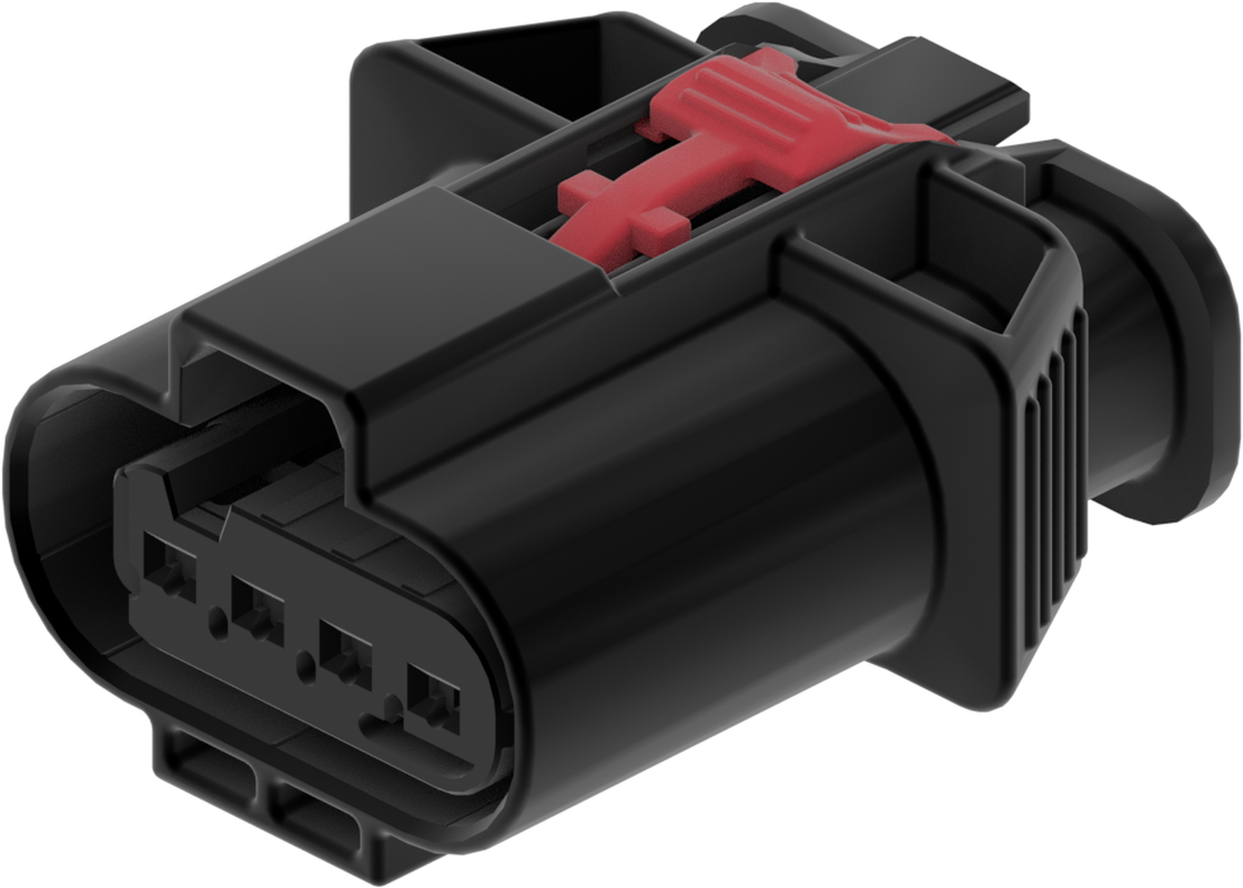 4 Way F CTS 1.2 Sealed Connector Black