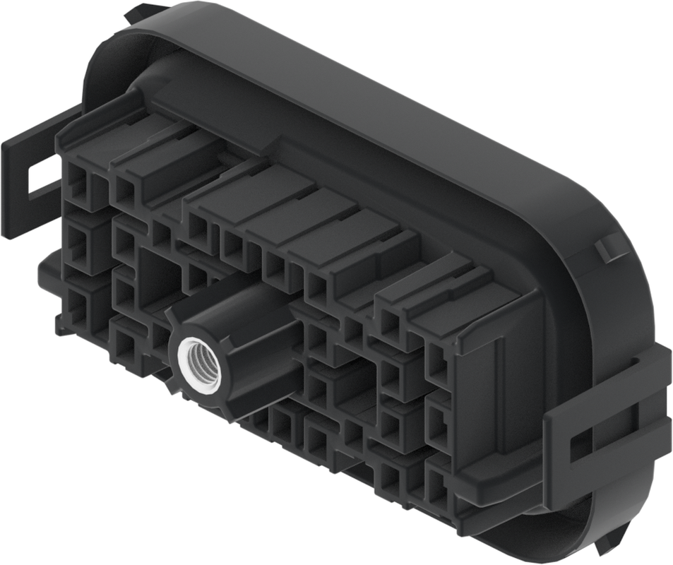 30 Way M MetriPack (M/P) 2.8 4.8 Sealed Connector Black