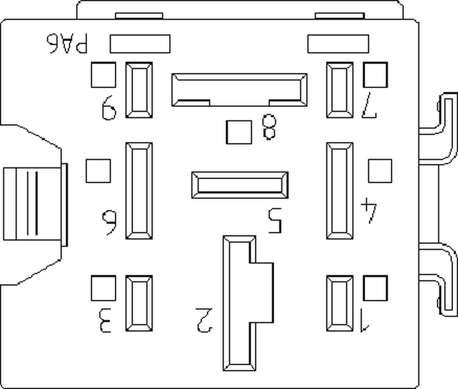 9 Way Female MIXED Unsealed Connector Red