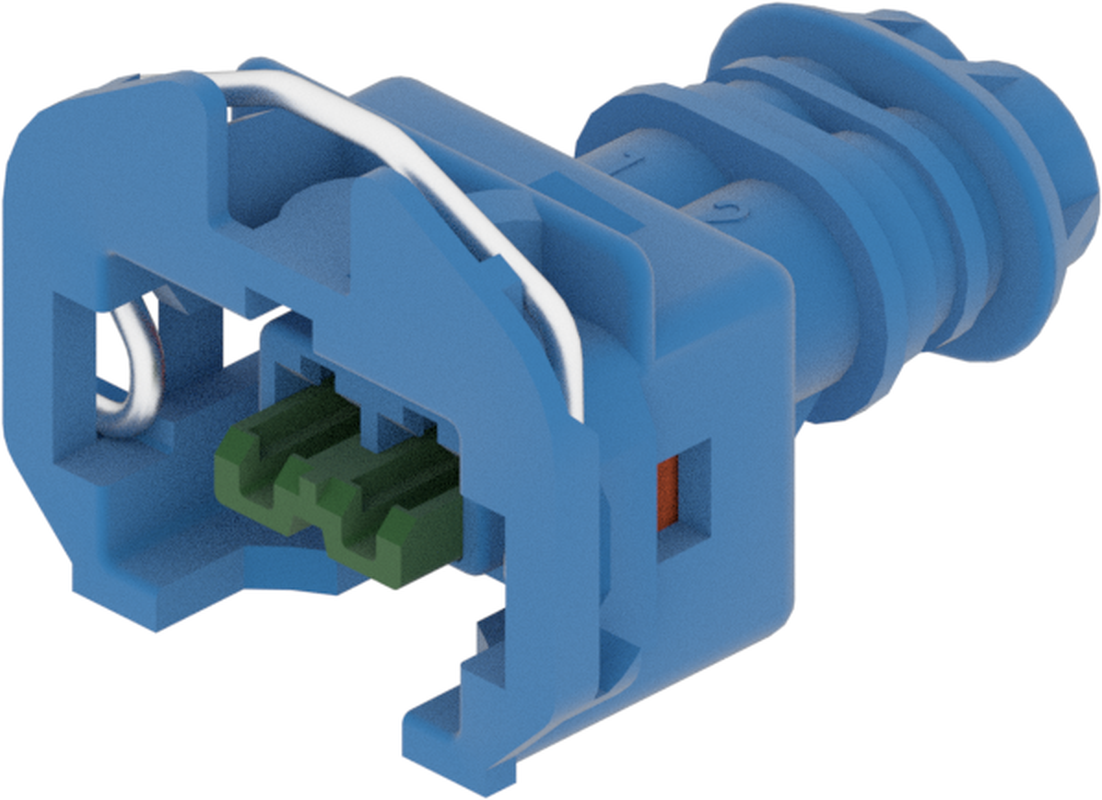 2 Way F TIMER 2.8 Sealed Connector Blue