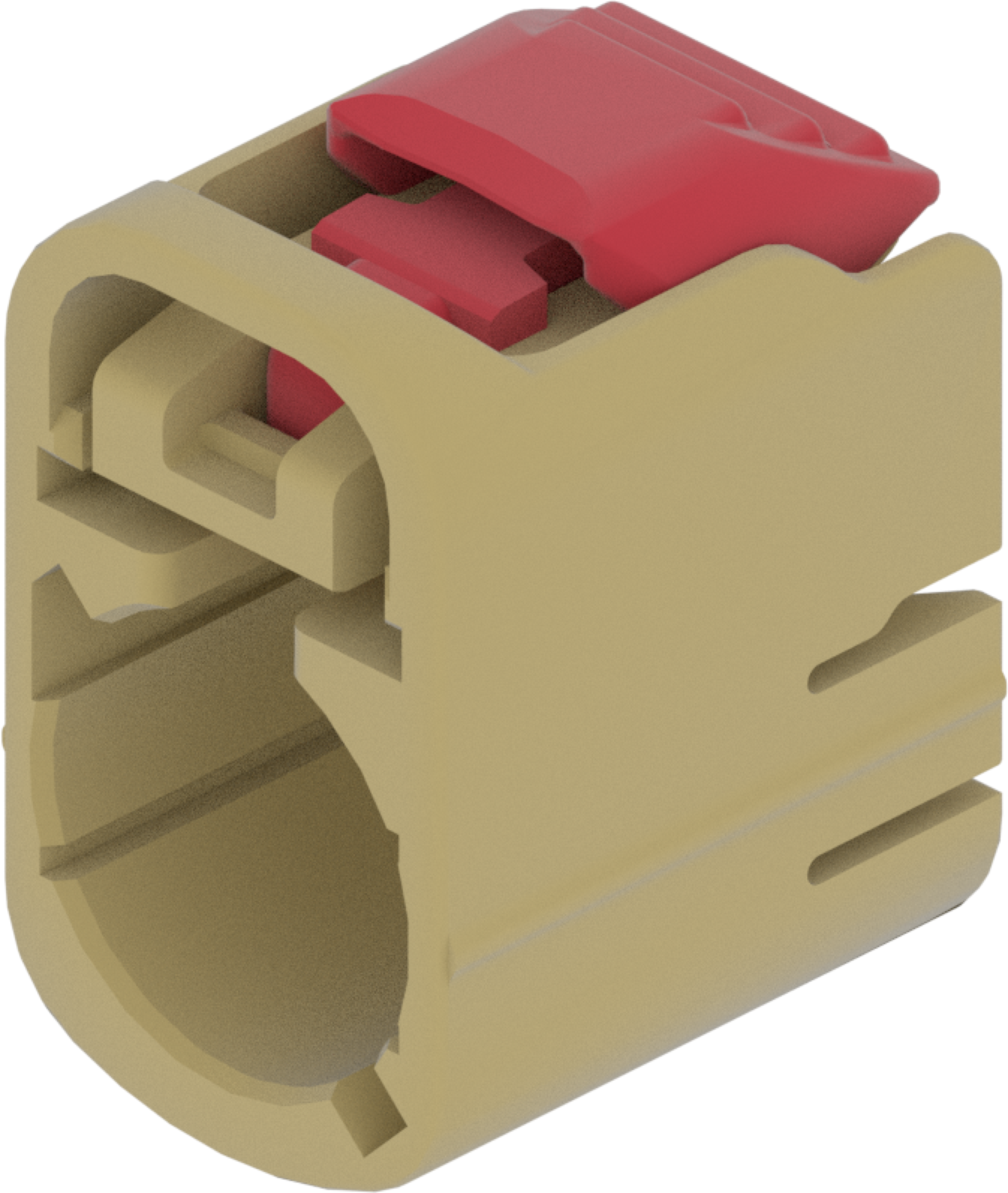 1 Port 1 Row Female Fakra Beige Code I