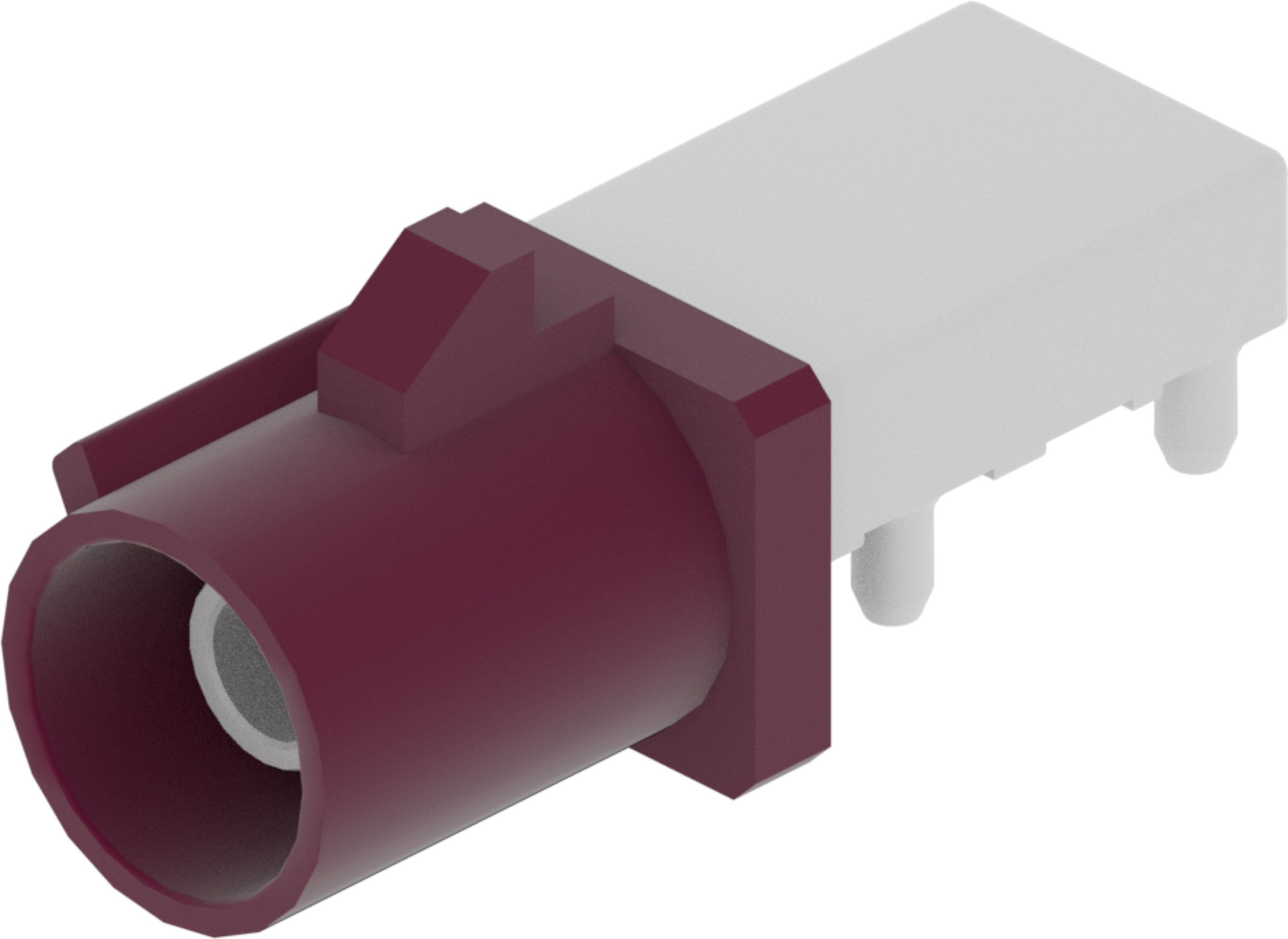 1 Port 1 Row Male Fakra Claret Voilet Code D