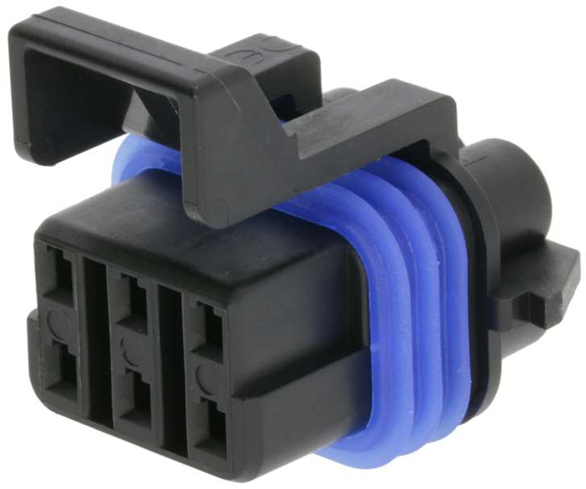 6 Way 1.5 MetriPack (M/P) 150 Sealed Connector Black