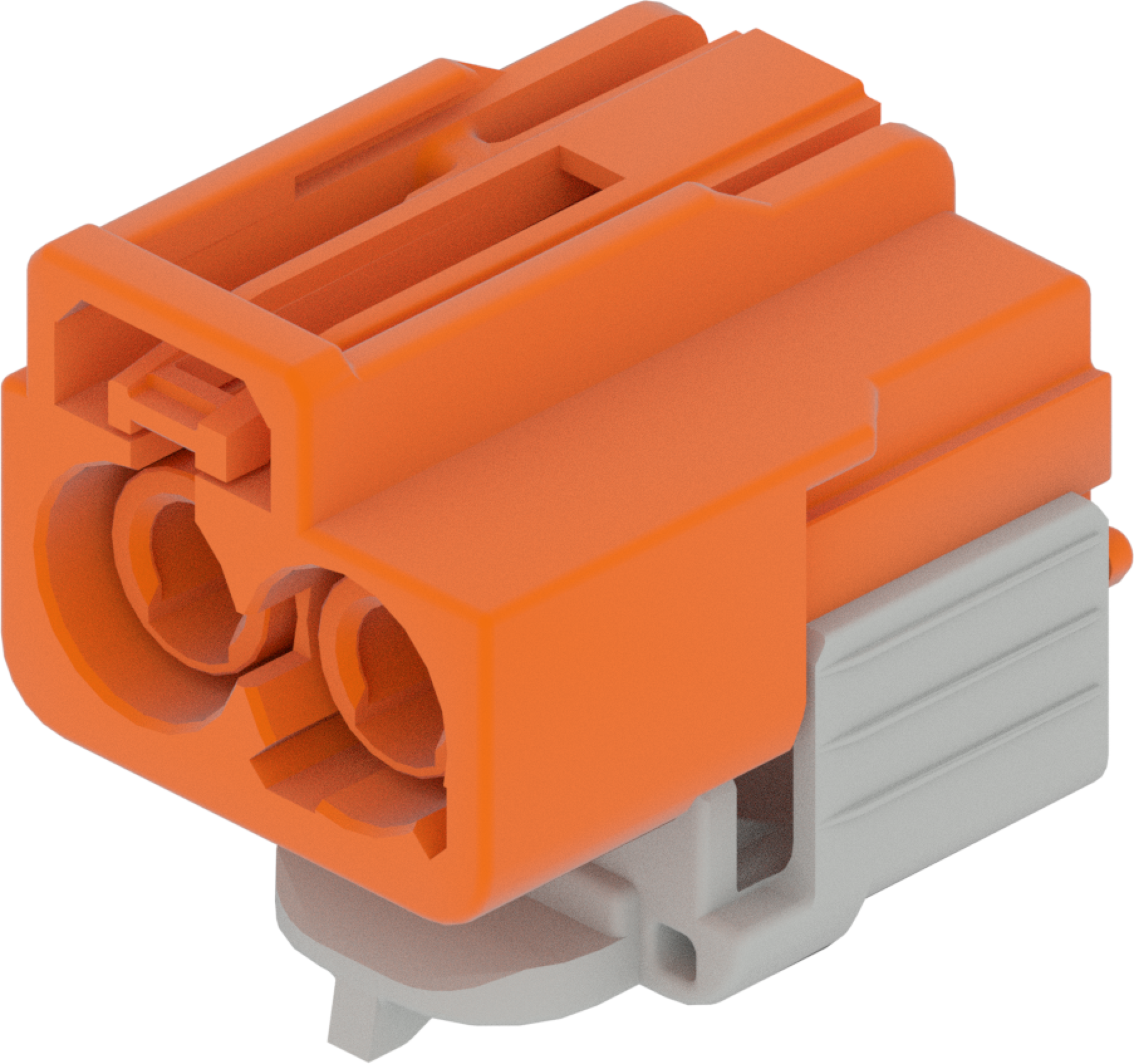 2 Port 1 Row Female Fakra Orange Light Code M