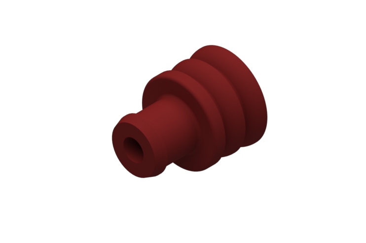 SEAL CBL 1W CAVITY PLUG REDBRN