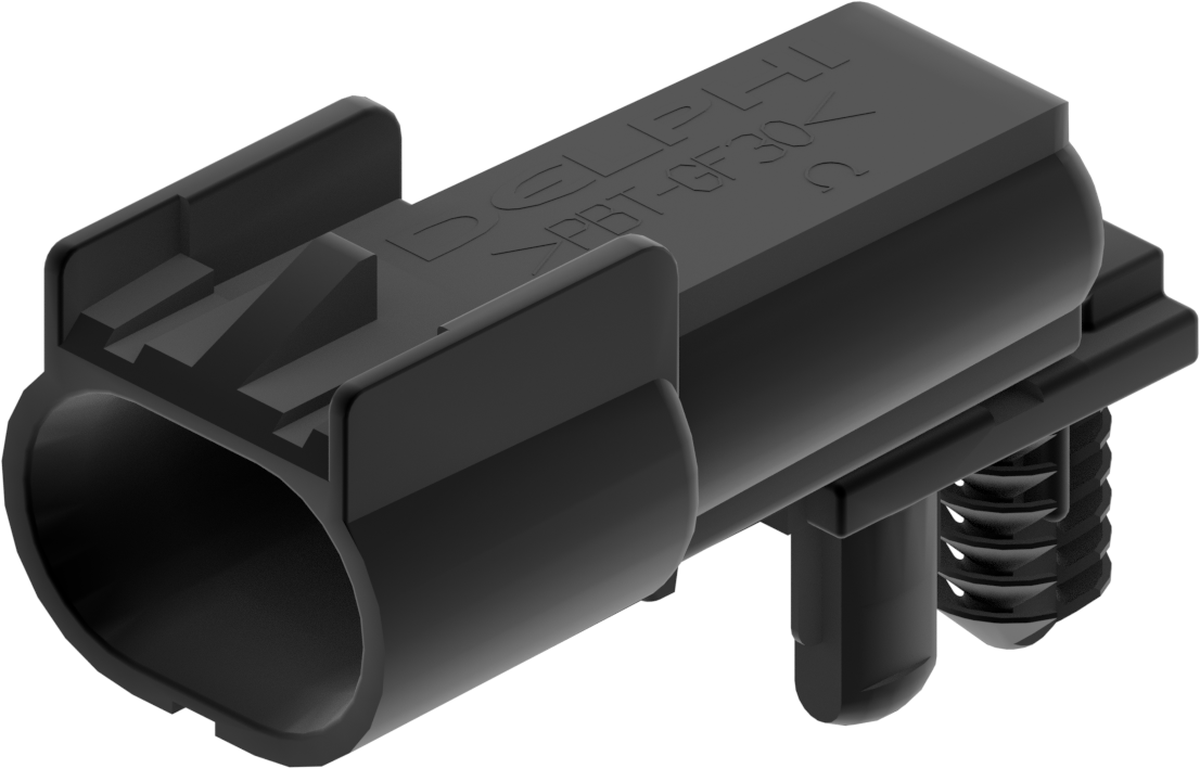 2 Way M GT 1.5 Sealed Connector Black