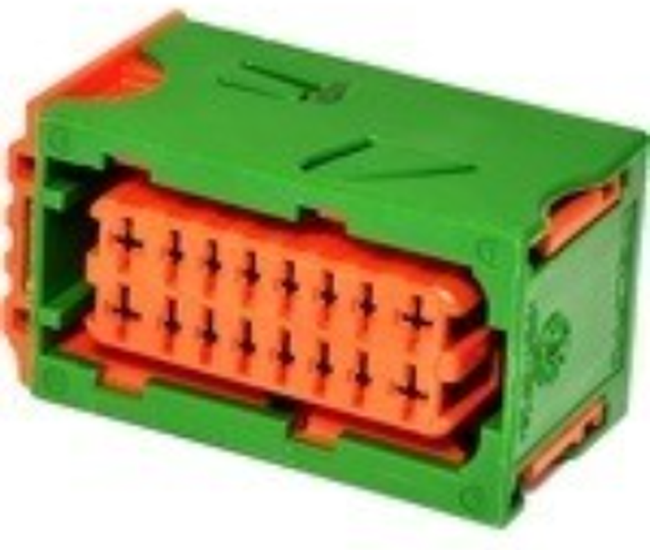 16 Way F BTS 1.5 2.8 Unsealed Connector Green