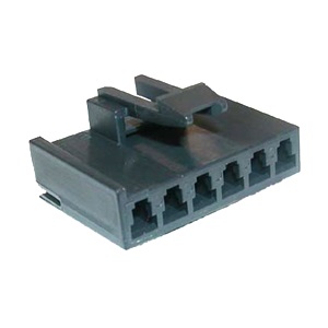 6 Way F MetriPack (M/P) 280 Unsealed Connector Black