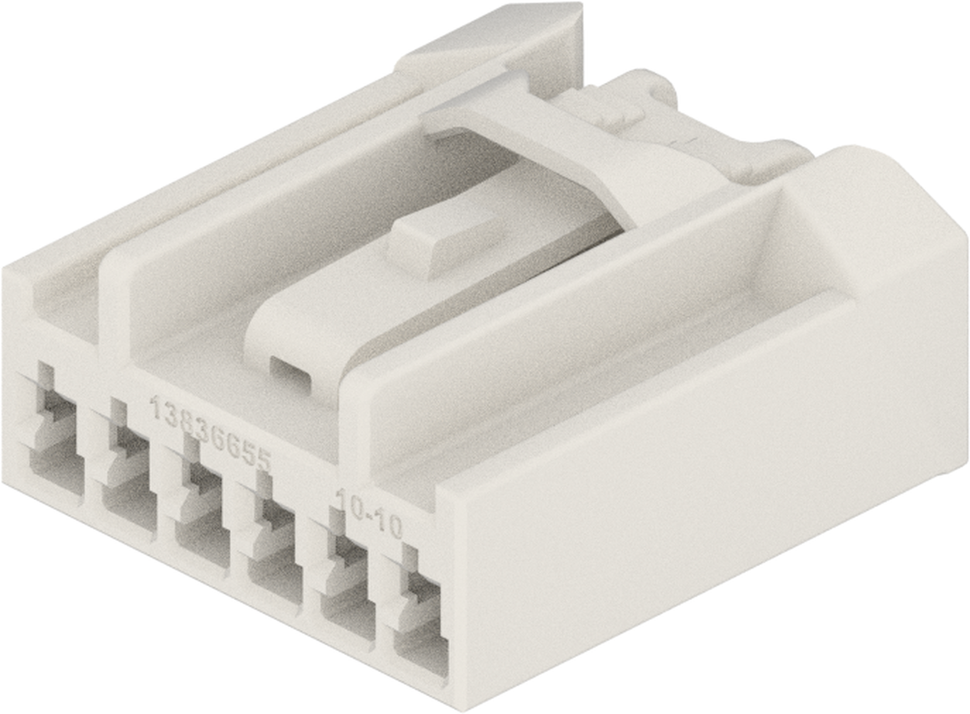 6 Way F OCS 1.5 Unsealed Connector Natural